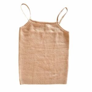 Line and Dot Taupe Have Sweater Top Tank size Small